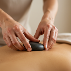 60 min. Hot stones massage